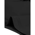 thumbnail image 5 of INSPIRAR CHIC Blusa Casual de Cuello Cuadrado con Fruncidos de Manga Larga Ajustada y Cortada en Color Negro Talla L, 5 of 5