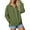 Army Green, variant on Levmjia Women Hooded Coat Solid Color Long Sleeve Loose Pocket Zipper Long Sleeve Casual Fashion Tops Sports Daily Wear Fall Winter
