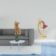 thumbnail image 2 of Figura decorativa de gata bailarina de resina. Escultura de animal para sala de estar, dormitorio, escritorio de oficina, entrada, estantería., 2 of 8