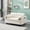Beige, variant on CKEASEAN 55.1" 3 in 1 Convertible Loveseat Sleeper Sofa Bed, Comfy Velvet Pull Out Couch Bed with Cushion Back, Futon Sofa Bed with Throw Pillows and Pockets for Living Room, Bedroom, Apartment