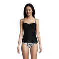 thumbnail image 3 of Lands' End Women's DD-Cup Chlorine Resistant Tie Front Underwire Tankini Swimsuit Top Adjustable Straps, 3 of 3