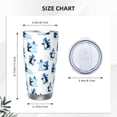 thumbnail image 4 of Salouo Penguin Winter Fun Print 20oz Tumbler with Lid,Stainless Steel Vacuum Insulated Tumbler Durable Insulated Coffee Mug Thermal Cup with Splash Proof Sliding Lid-Straw Two-piece Set, 4 of 8