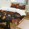 thumbnail image 1 of Fate Stay Night Anime Home Bed 3-piece Set, Classic Japanese Anime Polyester Wash Student Dormitory Set, 1 of 5