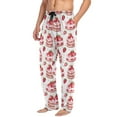 thumbnail image 4 of JSTEL Strawberry Cake Hearts Men's Sleepwear Mens Pajama Pants Bottoms with Pockets, XXL, 4 of 6
