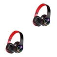 thumbnail image 3 of Seitruly B39 Led Bluetooth V5.0 Auriculares Deporte Hoofdtelefoon Subwoofer Draadloze Stereo Ondersteuning Card Oortelefoon Plug-In Headset negro rojo 2piezas, 3 of 6