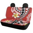 thumbnail image 2 of Pzuqiu Red Floral Car Seat Covers Lightweight Car Seat Covers Full Set Easy to Install Easy Installation Car Seat Cushion Fit for Trucks Cars, 2 of 10