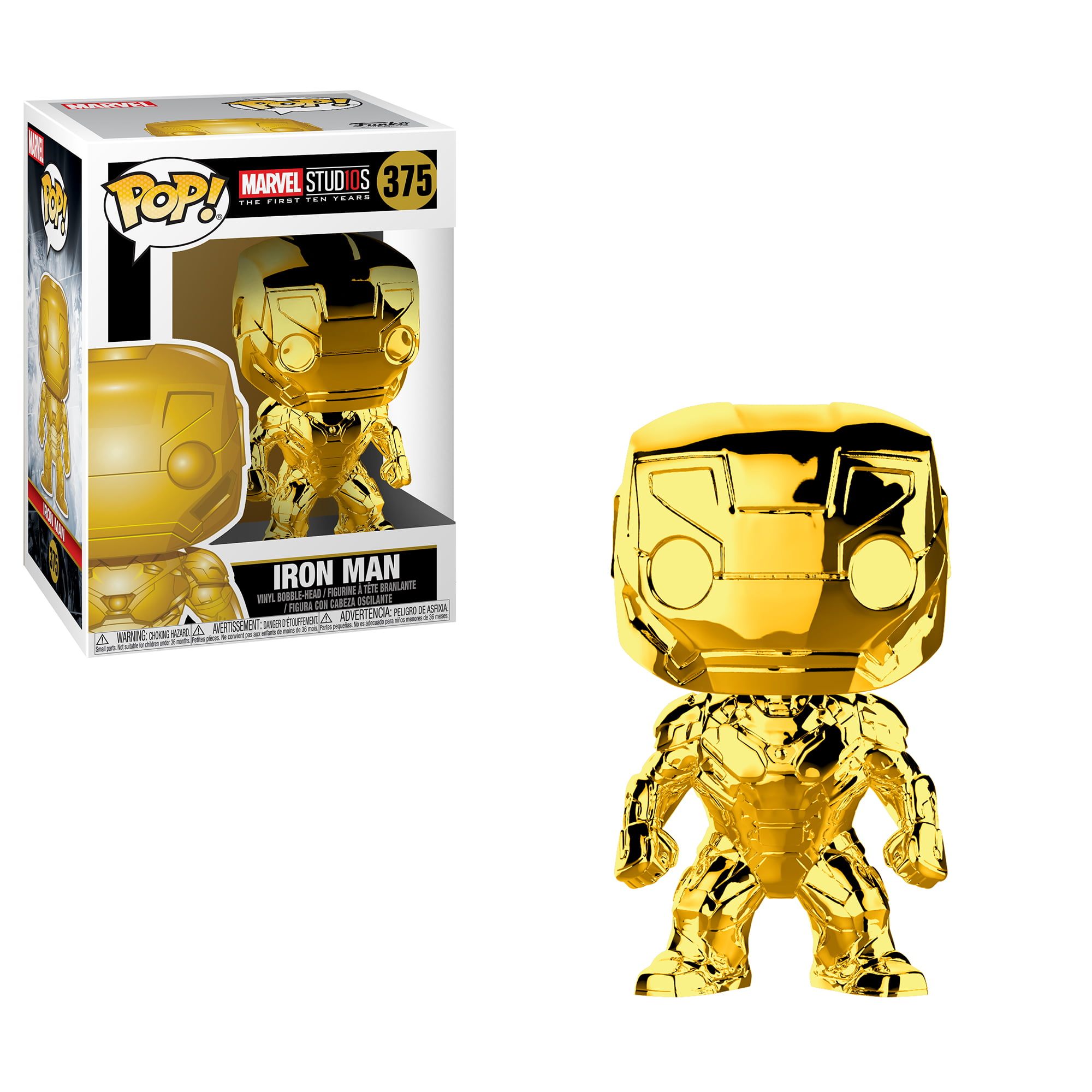 Marvel Studios 10 Gold Chrome Collectors Set 1 Loki Toy Ant-Man Funko Marvel: Pop Iron Man 