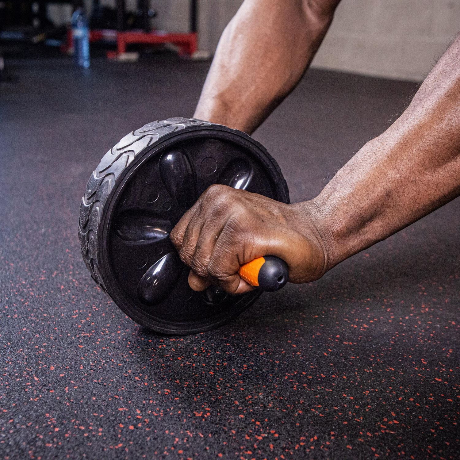 IBF Iron Body Fitness Deluxe Ab Roller - Double Wheel Core Exerciser