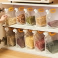 thumbnail image 2 of Grain Storage Bag Portable Insect Proof Moisture Proof Fresh Keeping Bag Recyclable Portable Transparent Grain Storage Bags 2500G 4PCS, 2 of 6