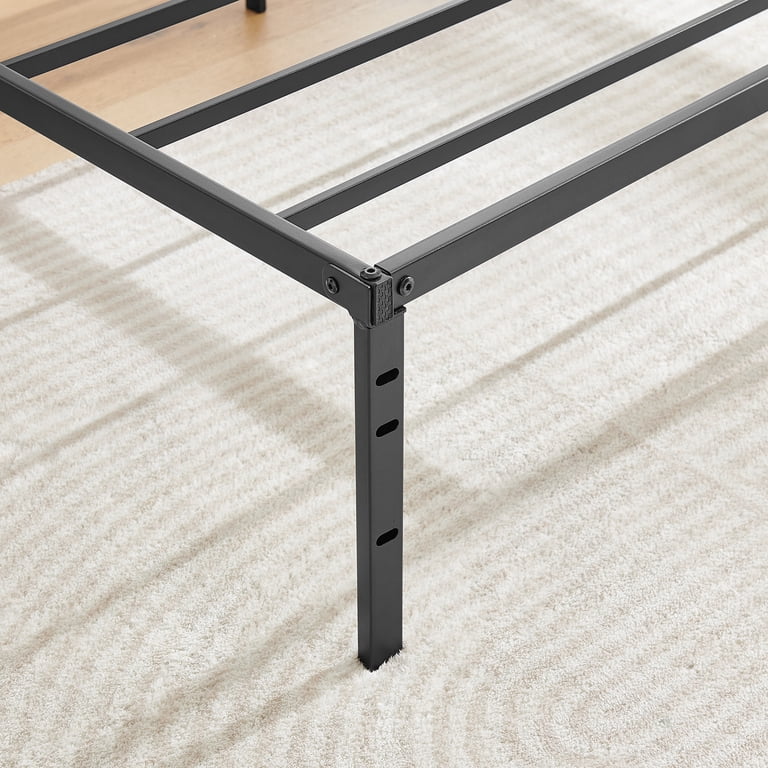 Mainstays Queen 14" Steel Slat Platform Bed Frame, Black photo 4