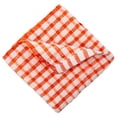 thumbnail image 2 of Premium Cotton Tea Towels for Kitchen Pack of 1, Super Absorbent Dish Towels for Drying Dishes, Soft Durable Kitchen Tea Towels, Reusable Cleaning Cloths, Assorted Designs, Orange, 2 of 8