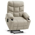 thumbnail image 6 of MCombo Regular Power Lift Recliner Chair with Extended Footrest for Elderly People, Fabric 7287 (Oatmeal, Regular), 6 of 8