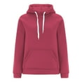 thumbnail image 2 of NMMUED Oversized Hoodies for Women, Y2k Hoodie, Womens Hoodies, Hoodies for Women, Lightweight Hoodies for Women, Hot Pink M, 2 of 4