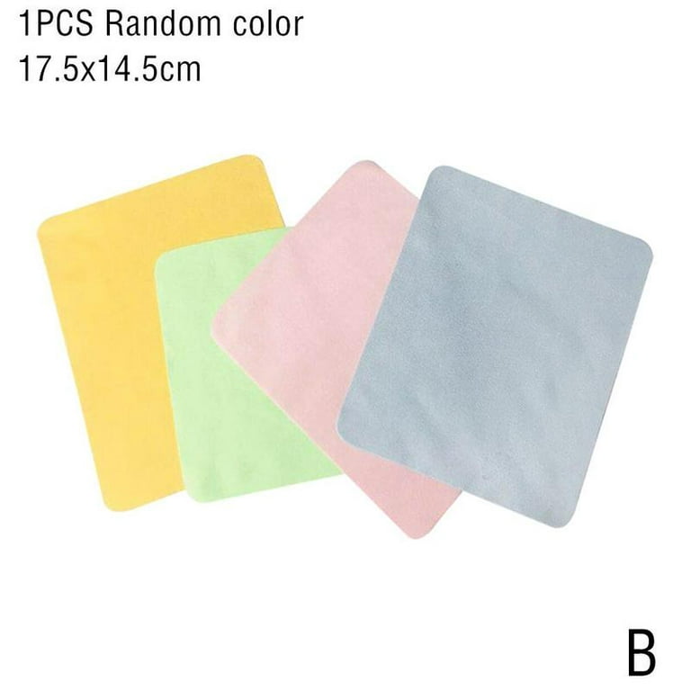 10Pcs Microfiber Glasses Cleaning Cloth For Lens Chamois Glasses Cleaner  Wipes O2G7 