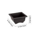 thumbnail image 3 of Puntoco 1PCS Simple Plastic Flower Pot for Home Gardening Balcony Succulents and Indoor Potted Plant Decoration -4.72x4.72x2.36in, 3 of 6