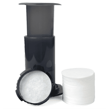 500-Count Replacement Paper Filters - Round Disposable Coffee Filters Paper Compatible with Aeropress Coffee Makers for Brewing Tea and Coffee(64mm)