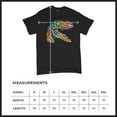thumbnail image 5 of Tee Hunt Colorful Raptor T-Shirt Dean Russo Neon Dinosaur Pattern Men's Tee, 5 of 5