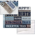 thumbnail image 4 of LHSHID Happy 65th Birthday Blanket for Women and Men 50x60in, 4 of 7