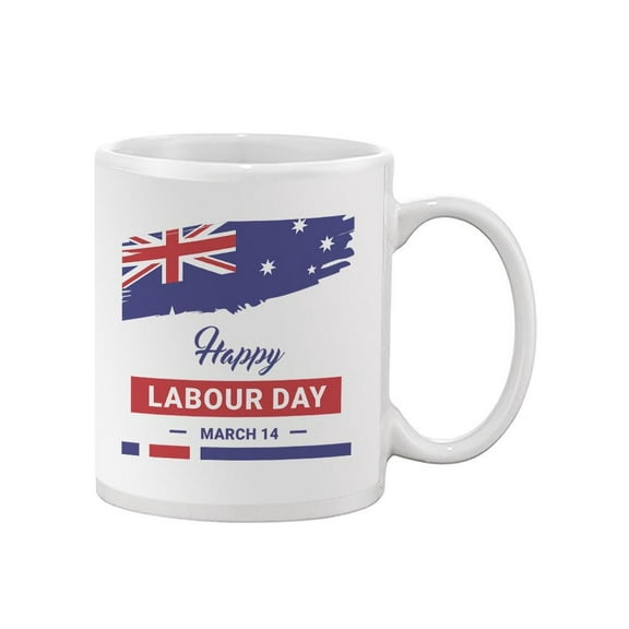 Labour Day Banner And Flag Mug - Image by Shutterstock,