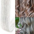 thumbnail image 4 of 6pcs Clip in Hair Tinsel Set Polyester Fiber Trimmable Washable Glitter Hair Tinsel Extensions for Music Festivals Cosplay, 4 of 4