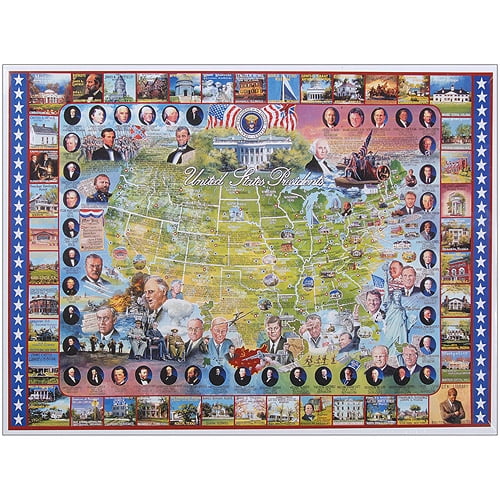 Jigsaw Puzzle American History 1000 Pieces 24"X30"-United States ...