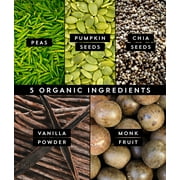 Truvani Vegan Pea Protein Powder | Vanilla | 20g Organic Plant Based Protein | 10 Servings | Keto | Gluten & Dairy Free | Low Carb | No Added Sugar