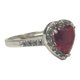 thumbnail image 4 of JOYARIS Anillo Solitario Corazón Compromiso Promesa Plata 925 Talla 8.5 AN-0000464, 4 of 5