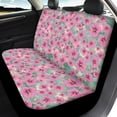 thumbnail image 4 of Pzuqiu Tropical Floral Washable Car Front & Rear Seat Covers, Easy to Install Lightweight Fit for most Cars, 4 of 10