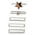 thumbnail image 1 of Miangastore Watch Strap Decorative Ring Silver 5Pcs 0.9x0.4In, 1 of 8