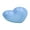 Blue, variant on Heart Shaped Plates Deep Salad Plates, 6 inch Large Heart Bowls for Serving Dessert/Appetizer/Fruit