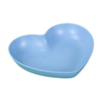 PEIBang Heart Shaped Plates,Heart Shaped Dinner Plates Dinnerware Dishes for Valentine's,Birthday,Bridal Showers Party Supplies