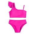 thumbnail image 6 of MEZZALL Summer Girls Two Piece Swimsuits Swim Tops With Shorts Solid Color Tankini Tops With Swim Shorts Comfortable Swimwear For Kids Pool Beachwear, 6 of 6