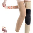 thumbnail image 1 of Winter seamless knee warmers with pockets, Adjustable Thick Plush Leg Knee Pads Sleeves, leg warmers for Men Women, 1 of 8