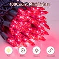 thumbnail image 2 of Luces navideñas Dirnun 100 rosas, 6 m, incandescentes UL 120 V, 2 of 7