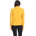 thumbnail image 4 of Moa Collection Women's Solid Casual Office Work Long Sleeve Open Front Blazer Jacket, 4 of 6