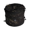 thumbnail image 1 of Basurero plegable para camping, contenedor de reciclaje, bolsas de basura portátiles, almacenamiento de ropa sucia camuflaje negro, 1 of 9