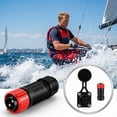 thumbnail image 4 of BlinkLLX Blue Waterproof Brass Trolling Motor Plug with Receptacle Set 2 Count, 4 of 6