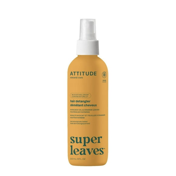 ATTITUDE super leaves, Hair Detangler, Avocado Oil & Orange Leaves, 240 mL