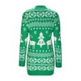 thumbnail image 5 of jsaierl Sweater Dress for Women Christmas Knit Long Sleeve Winter Dresses Holiday Ugly Print Crewneck Dress Fall Casual Dresses, 5 of 5