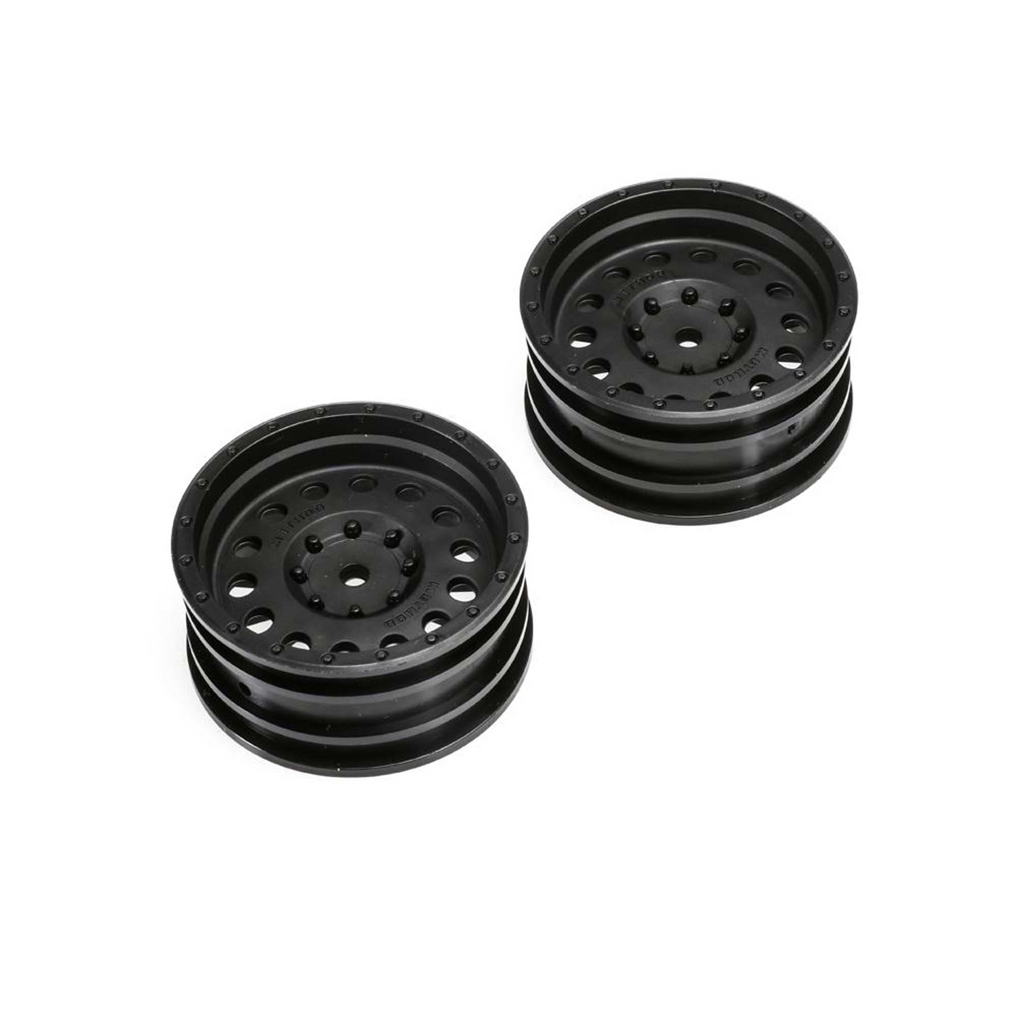 Axial 1.9' Method MR307 Hole Wheel Black 2 AXIC1541 Electric Car/Truck Option Parts