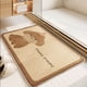 thumbnail image 5 of Alfombra absorbente de baño para patrón de cachorro puerta de baño resistente a la herencia, 5 of 11