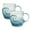 2pcs, variant on 2 Pcs Handcrafted Sea Wave Glass Mug, 12 oz with Unique Textured Design, Perfect for Coffee & Tea, Handcrafted Glassware for Ocean & Beach Lovers