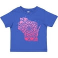 thumbnail image 3 of Inktastic Wisconsin Silhouette Mandala Boys or Girls Toddler T-Shirt, 3 of 5