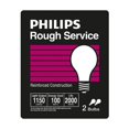 thumbnail image 1 of PHILIPS 100W A19 Medium Base Rough Service Incandescent Light Bulbs, 1 of 5
