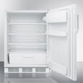 thumbnail image 3 of ADA compliant all-refrigerator for freestanding general purpose use, with lock, automatic defrost operation and white exterior, 3 of 4