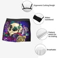 thumbnail image 6 of Fotbe Mushrooms and Skull Men’s Total Support Pouch Boxer Briefs, X-Temp Cooling, Moisture-Wicking Underwear, Regular, Long-leg and Trunk-Medium, 6 of 9