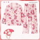 thumbnail image 4 of Pijama de Anime Sanrio Cinnamoroll Kuromi My Melody para niños, cárdigan informal de manga larga con cuello vuelto, ropa de dormir para niñas, primavera y verano, 4 of 4