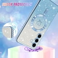 thumbnail image 3 of Funda Bonoma para teléfono móvil compatible con Samsung Galaxy S24, color azul, 3 of 6