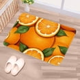 thumbnail image 5 of Tangerine Indoor Carpet Kitchen Rug Office Mat - Polyester Non-Slip Machine Washable, 5 of 6