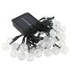 thumbnail image 2 of 30LED Ball Solar Powered Outdoor String Light Decoración de fiesta de Navidad (blanco cálido), 2 of 8